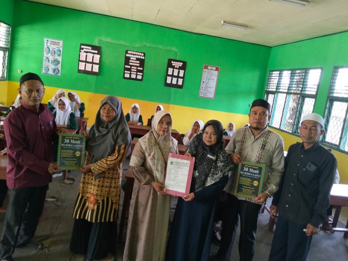 MTs Negeri 2 Tebo Realisasikan Kegiatan Ko-Kurikuler Kerja Sama MoU dengan KUA Tebo Ulu