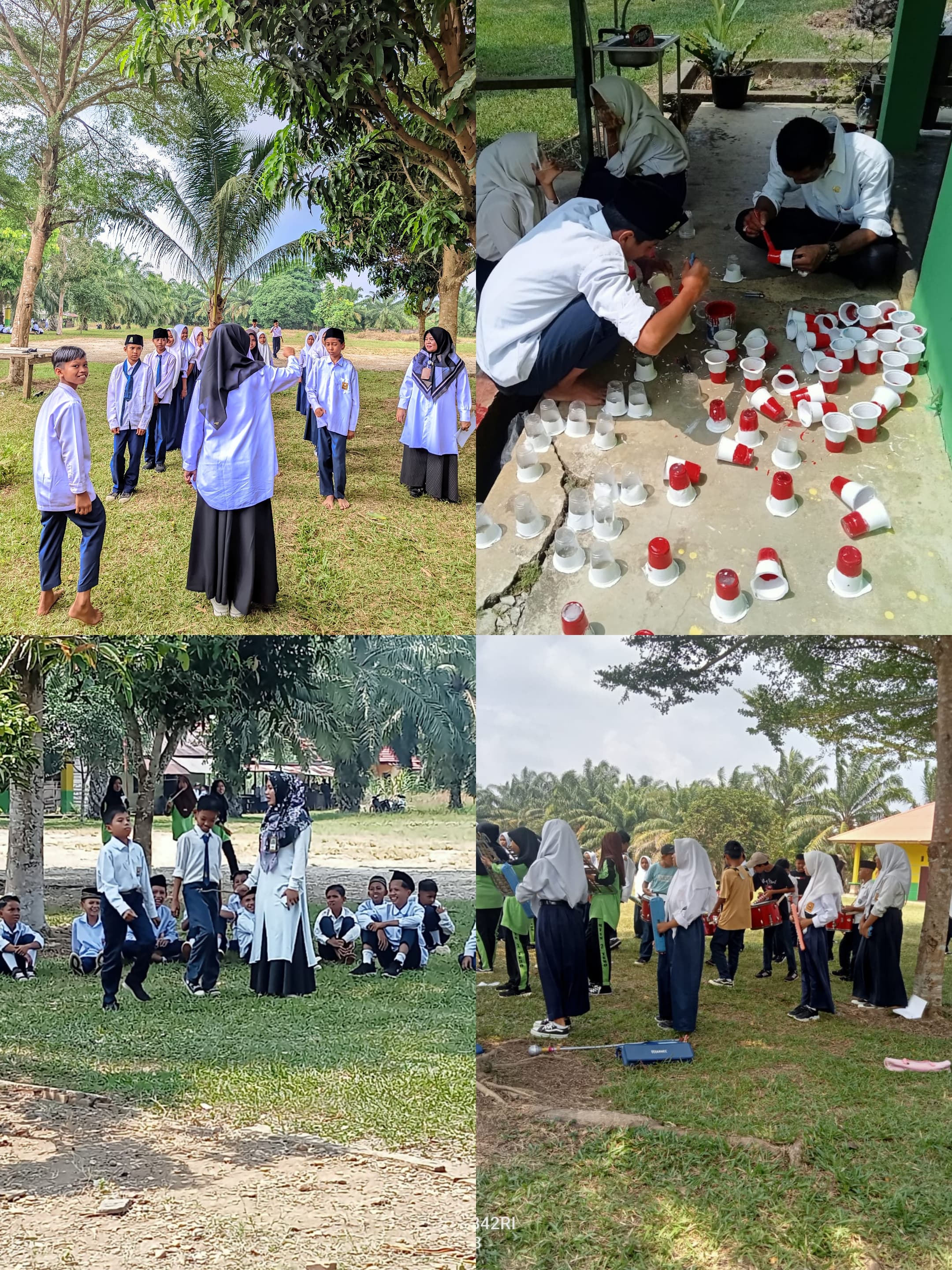 PERSIAPAN PENYAMBUTAN HUT RI KE 79 DI MTSN 2 TEBO