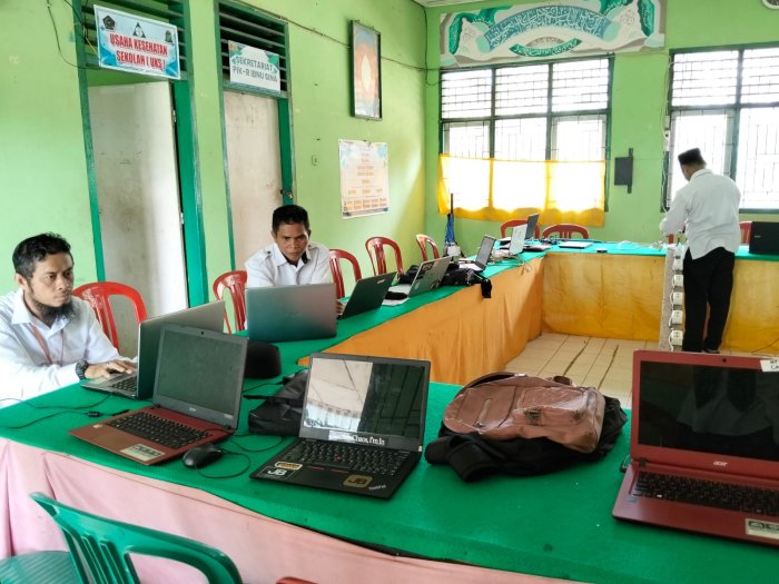 Panitia TKA MTs  Negeri 2 Tebo Sedang Persiapkan Gladi TKA Tanggal 11-12 Maret 2026