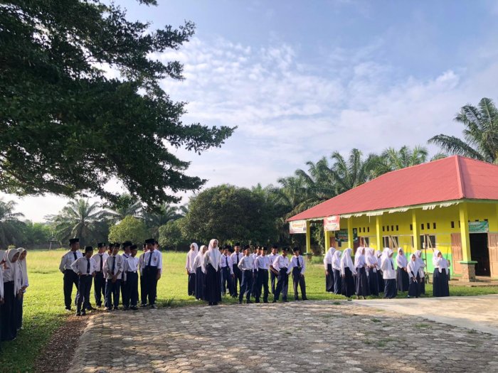 Apel Pagi MTs  Negeri 2 Tebo Berjalan Lancar