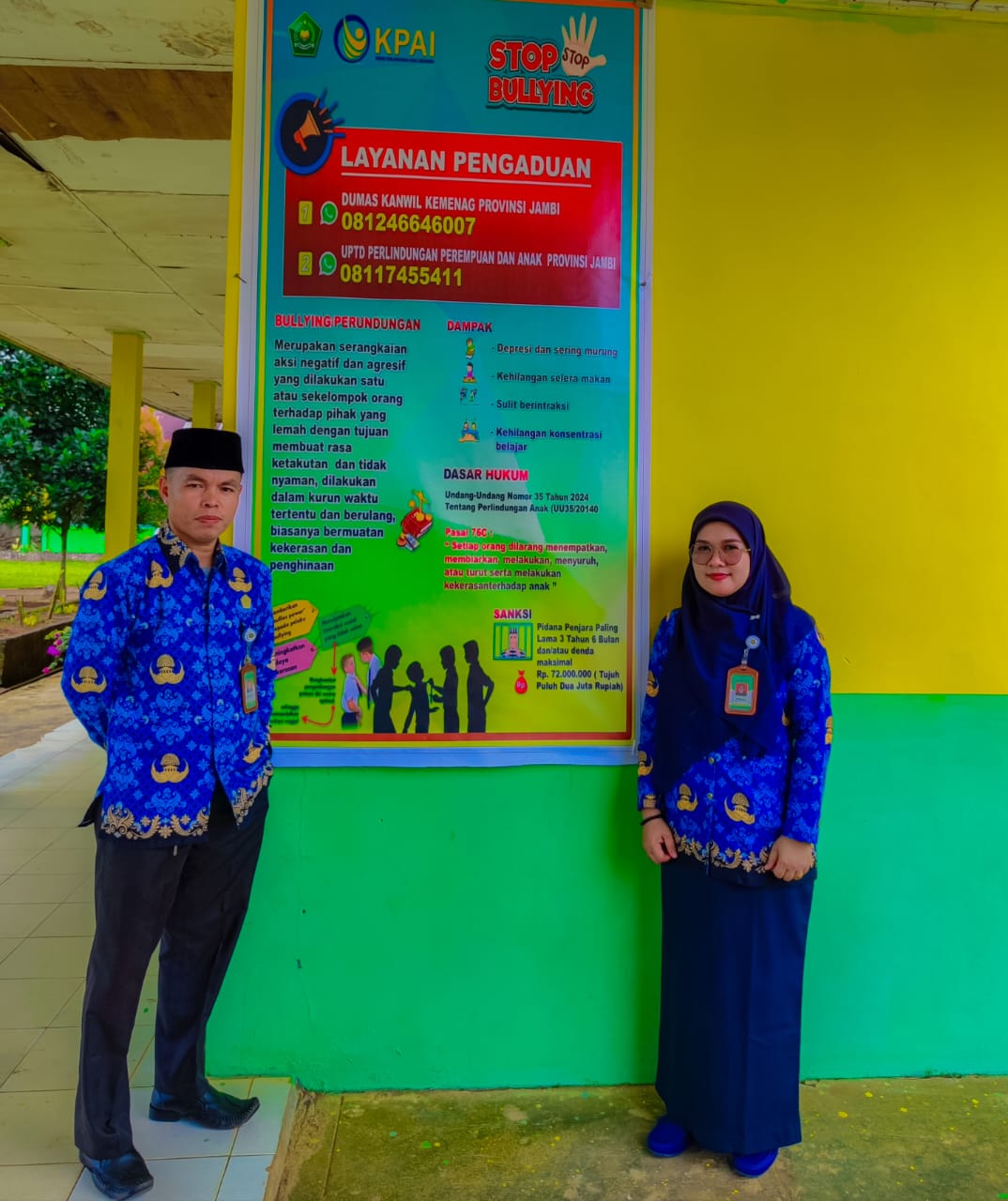 MTSN 2 TEBO TEGASKAN DUKUNGAN PENUH TERHADAP PROGRAM PEMERINTAH â€œBERSAMA KITA STOP BULLYINGâ€