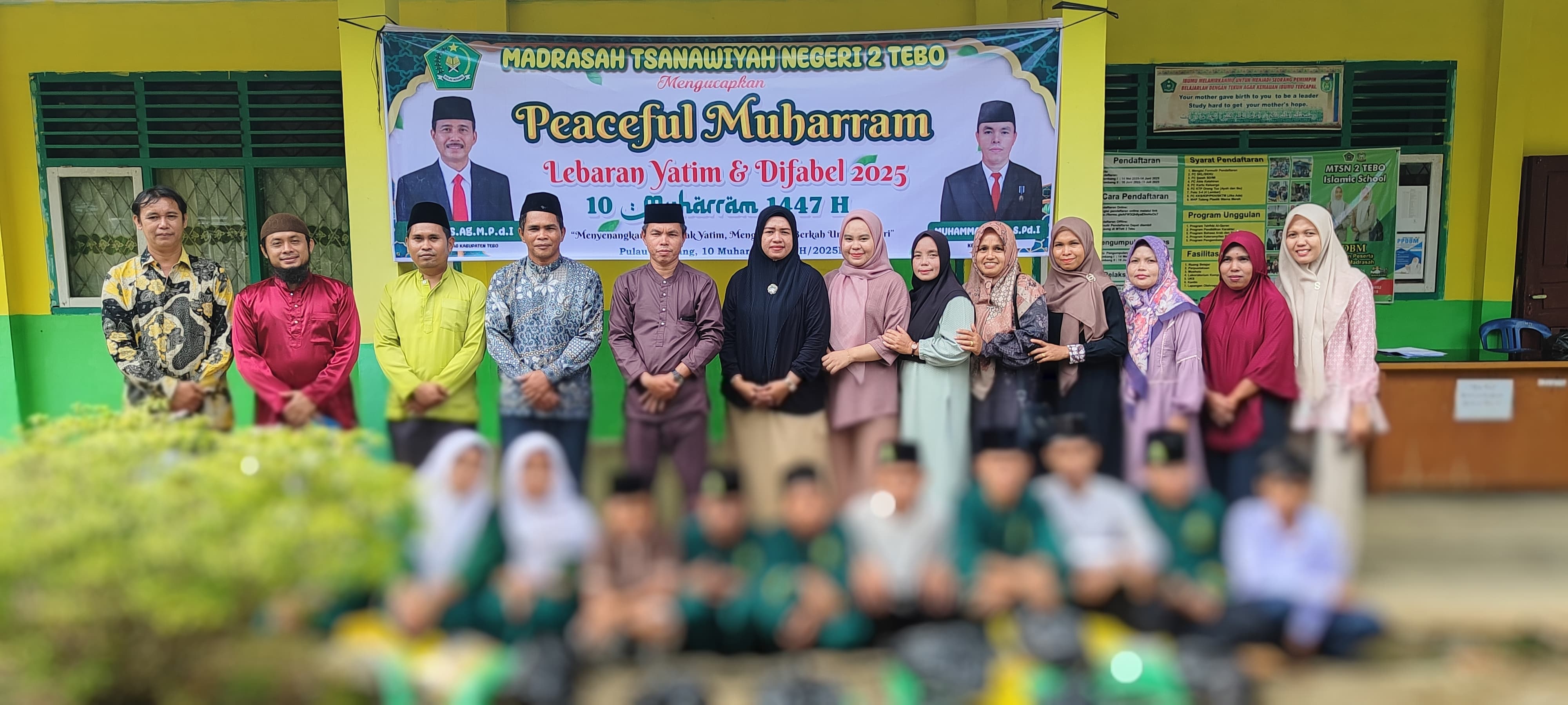 PEACEFUL MUHARRAM: LEBARAN YATIM DAN DIFABEL 2025 DI MTSN 2 TEBO