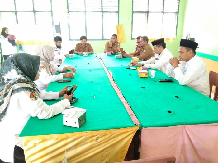 MTs  Negeri 2 Tebo Gelar Rapat Koordinasi Kegiatan MTs Berbagi Takjil Bersama Sejumlah Instansi