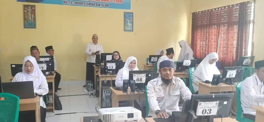 MTsN 2 TEBO IKUTI ASESMEN KOMPETENSI GURU DAN TENAGA KEPENDIDIKAN (AKGTK) TAHAP II TAHUN 2024