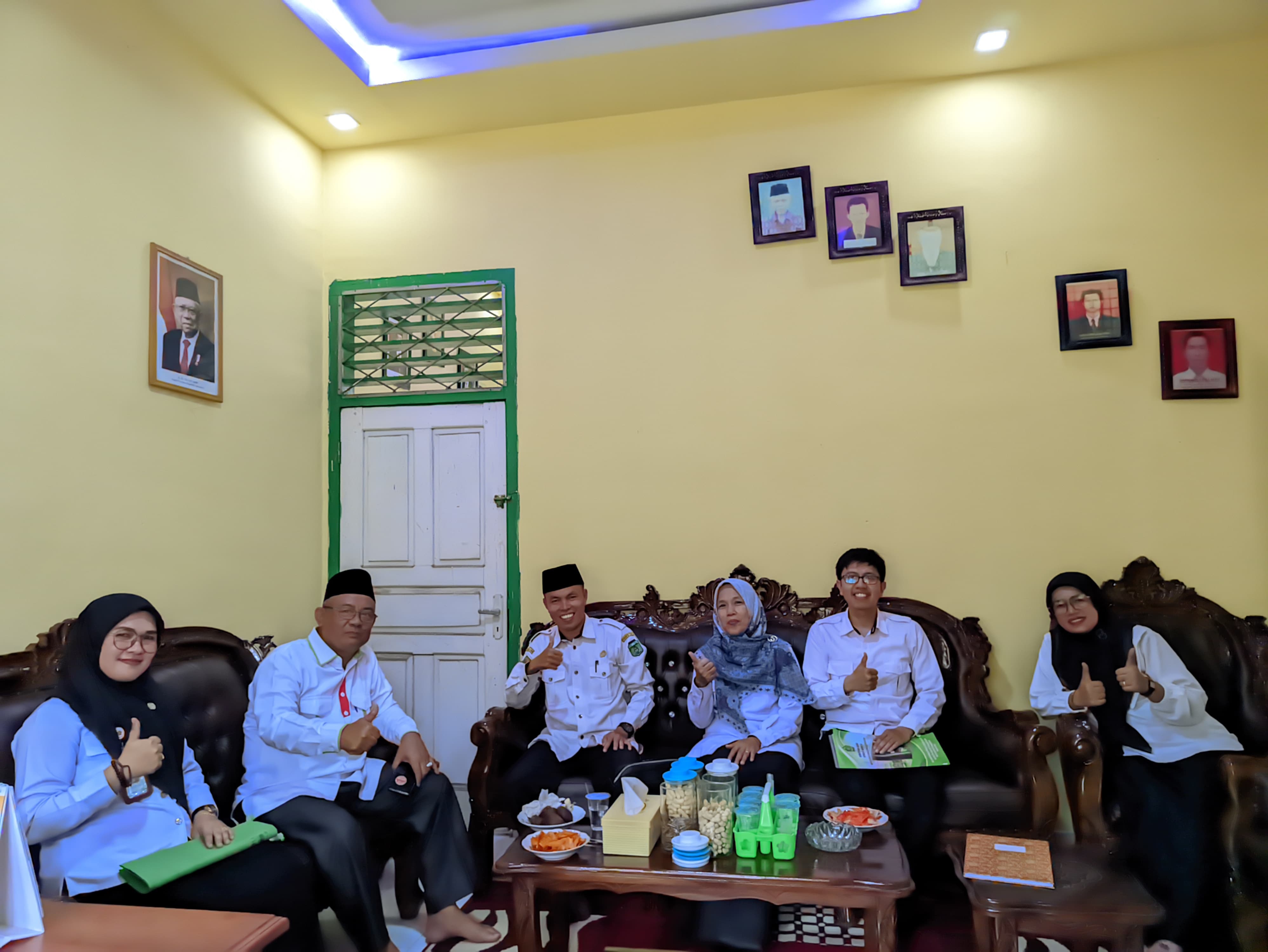 Kunjungan Monitoring dan Evaluasi (MONEV) TND dan Kearsipan Oleh Kementerian Agama Tebo