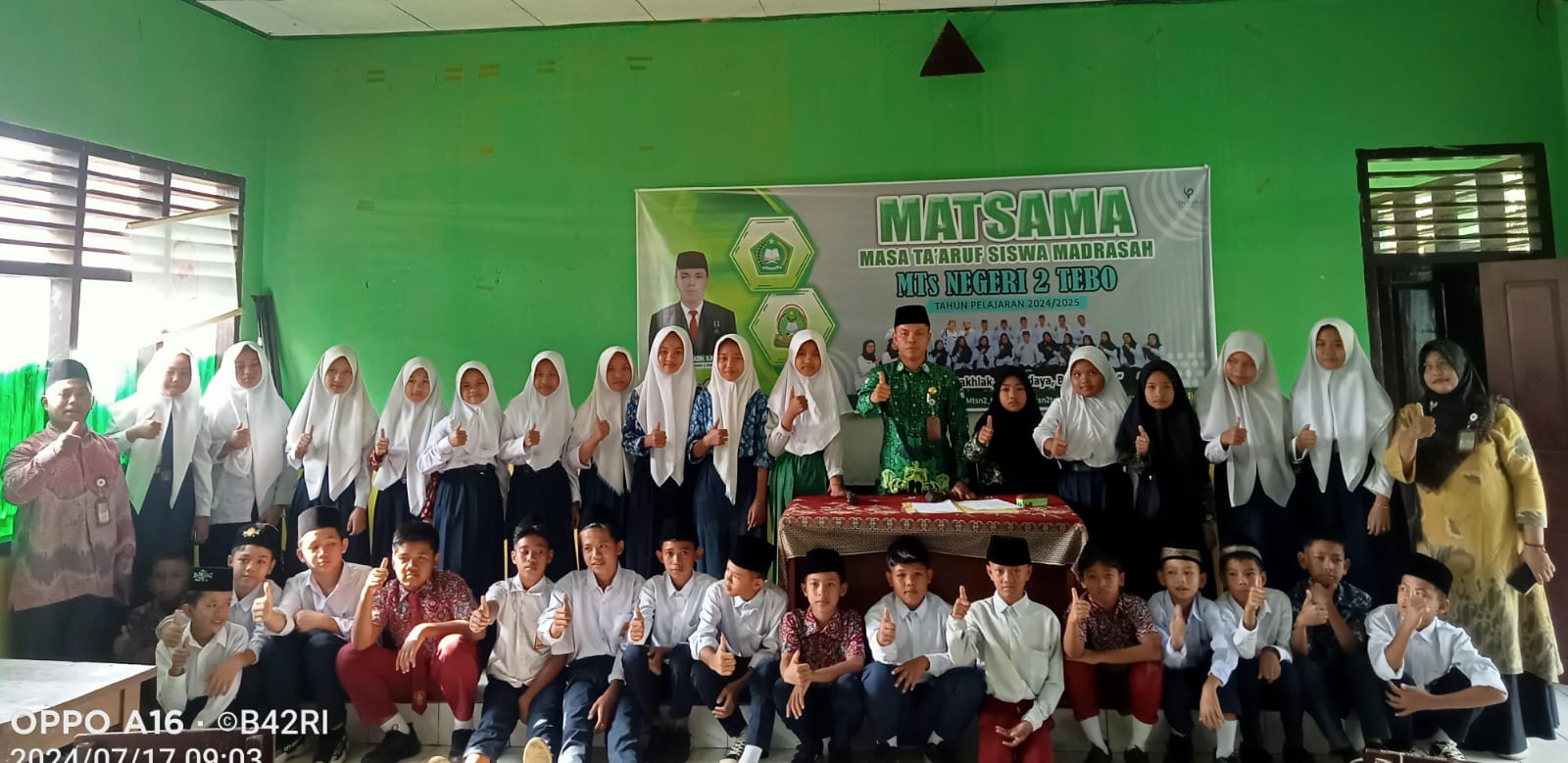 MASA TA'ARUF SISWA MADRASAH (MATSAMA) MTsN 2 TEBO TAHUN PELAJARAN 2024/2025