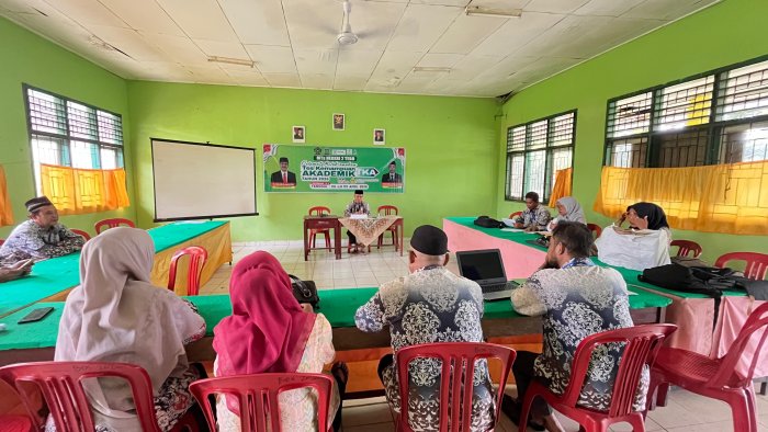 Pembubaran Panitia TKA MTs  Negeri 2 Tebo Dipimpin Langsung oleh Kepala Madrasah