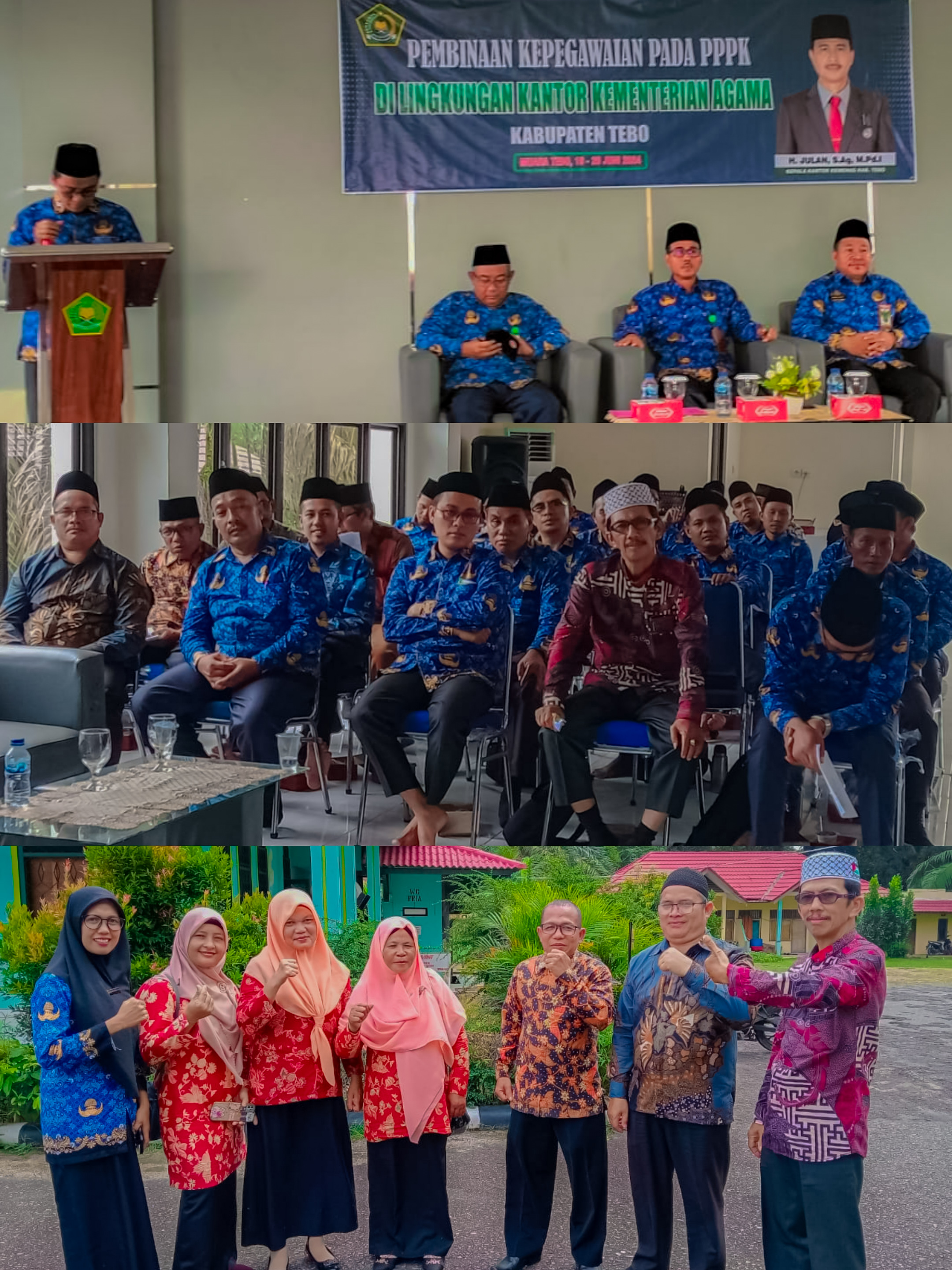 ASN DI MTSN 2 TEBO MENGIKUTI PEMBINAAN KEPEGAWAIAN PADA PPPK DILINGKUNGAN KANTOR KEMENTERIAN AGAMA KABUPATEN TEBO