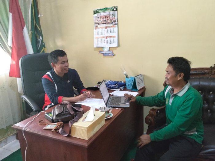 Operator MTs  Negeri 2 Tebo Koordinasi Bersama Kepala Madrasah Bahas EMIS GTK, Pelaksanaan TKA, dan Sinkronisasi PDUM