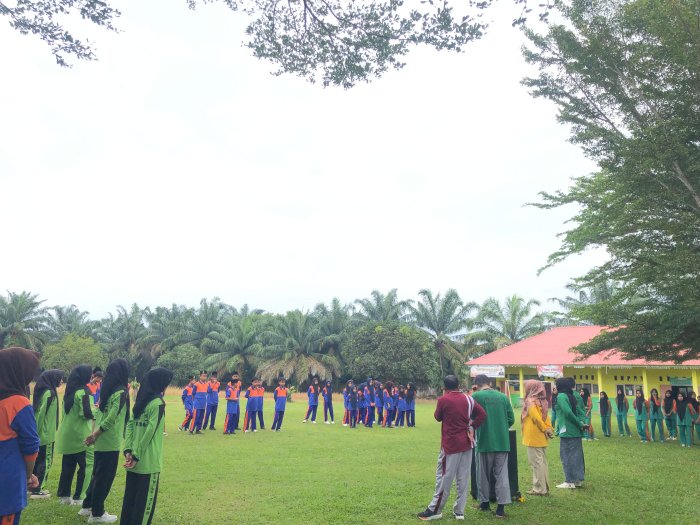 Rutinitas Sabtu Pagi MTs Negeri 2 Tebo, Hidup Sehat Diawali dengan Senam Bersama