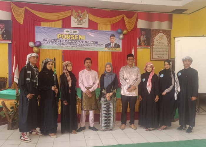 Siswa MTs  Negeri 2 Tebo Ikuti Lomba PORSENI Tingkat SMP/MTs se-kecamatan Tebo Ulu di MAN 1 Tebo