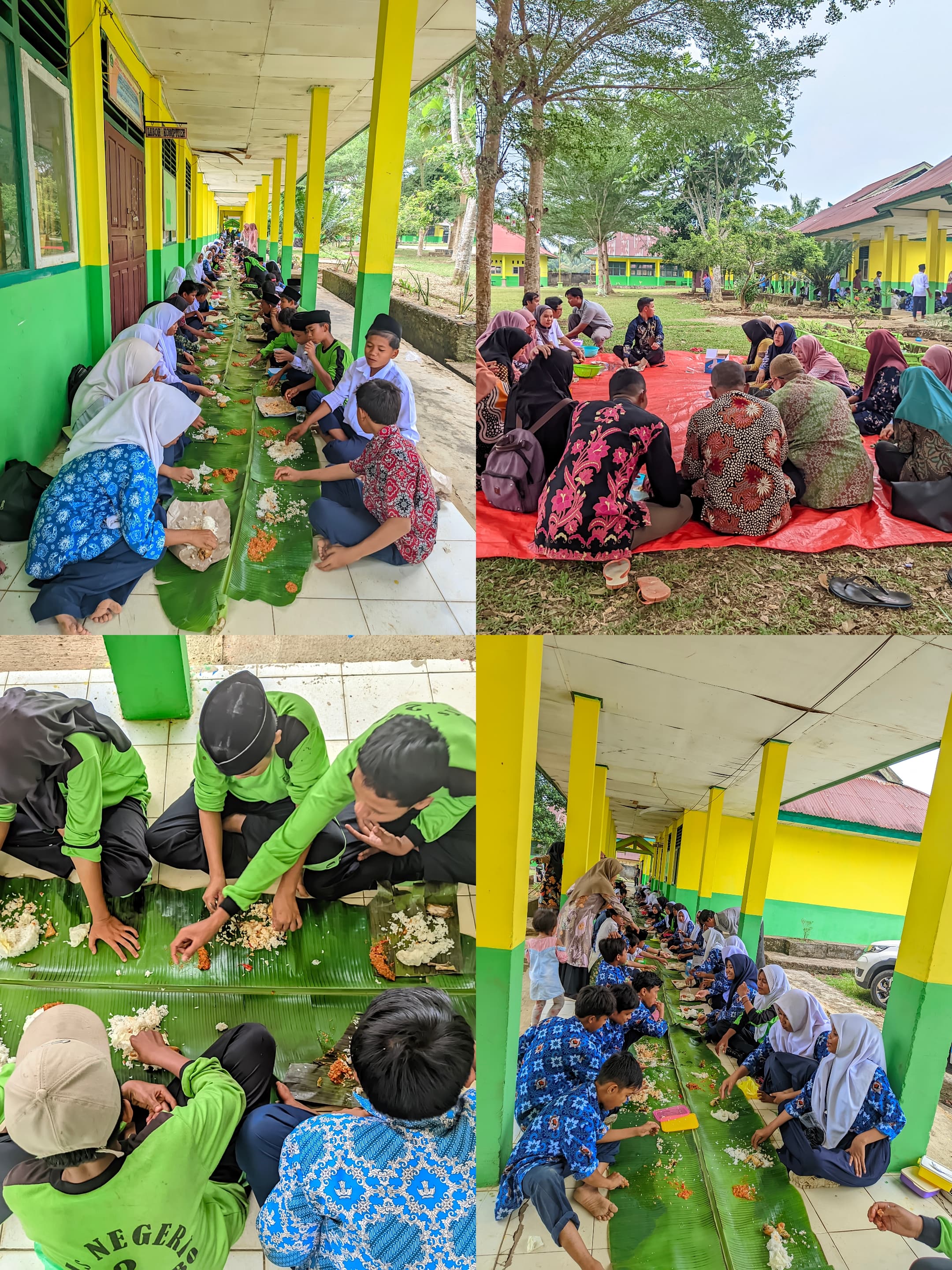  MAKAN BERSAMA DI MADRDASAH: MOMEN BERHARGA UNTUK MEMPERERAT HUBUNGAN ANTAR CIVITAS AKADEMIK MTsN 2 TEBO