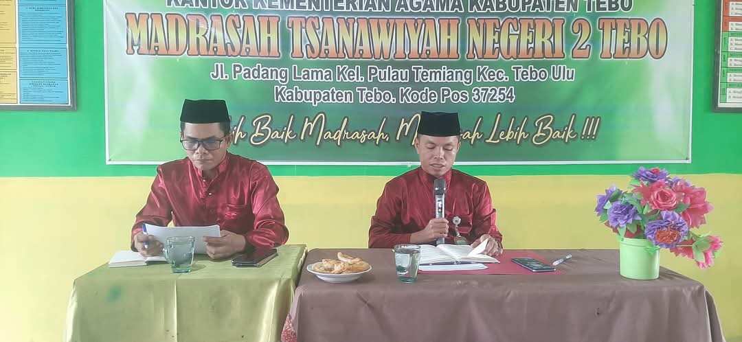PENTINGNYA KERJASAMA: MTSN 2 TEBO ADAKAN RAPAT KOORDINASI