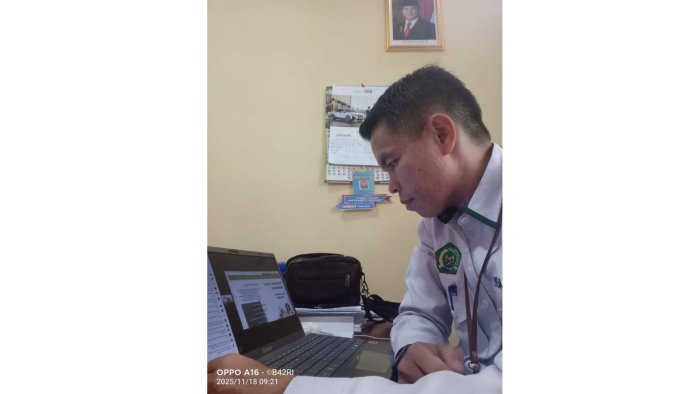 Mantapkan Implementasi Kurikulum Baru, Kepala MTsN 2 Tebo Ikuti Sosialisasi KMA 1503