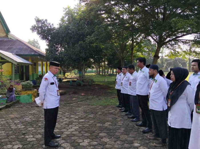 APEL PAGI PTK MTs  NEGERI 2 TEBO BERSAMA KEPALA MADRASAH