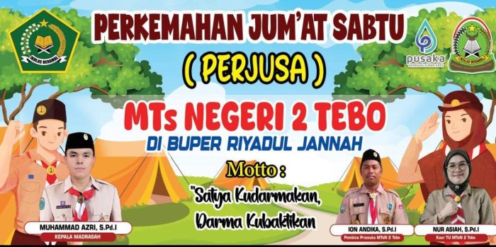 Serunya Perjusa di MTsN 2 Tebo: Belajar, Bermain, dan Berpetualang