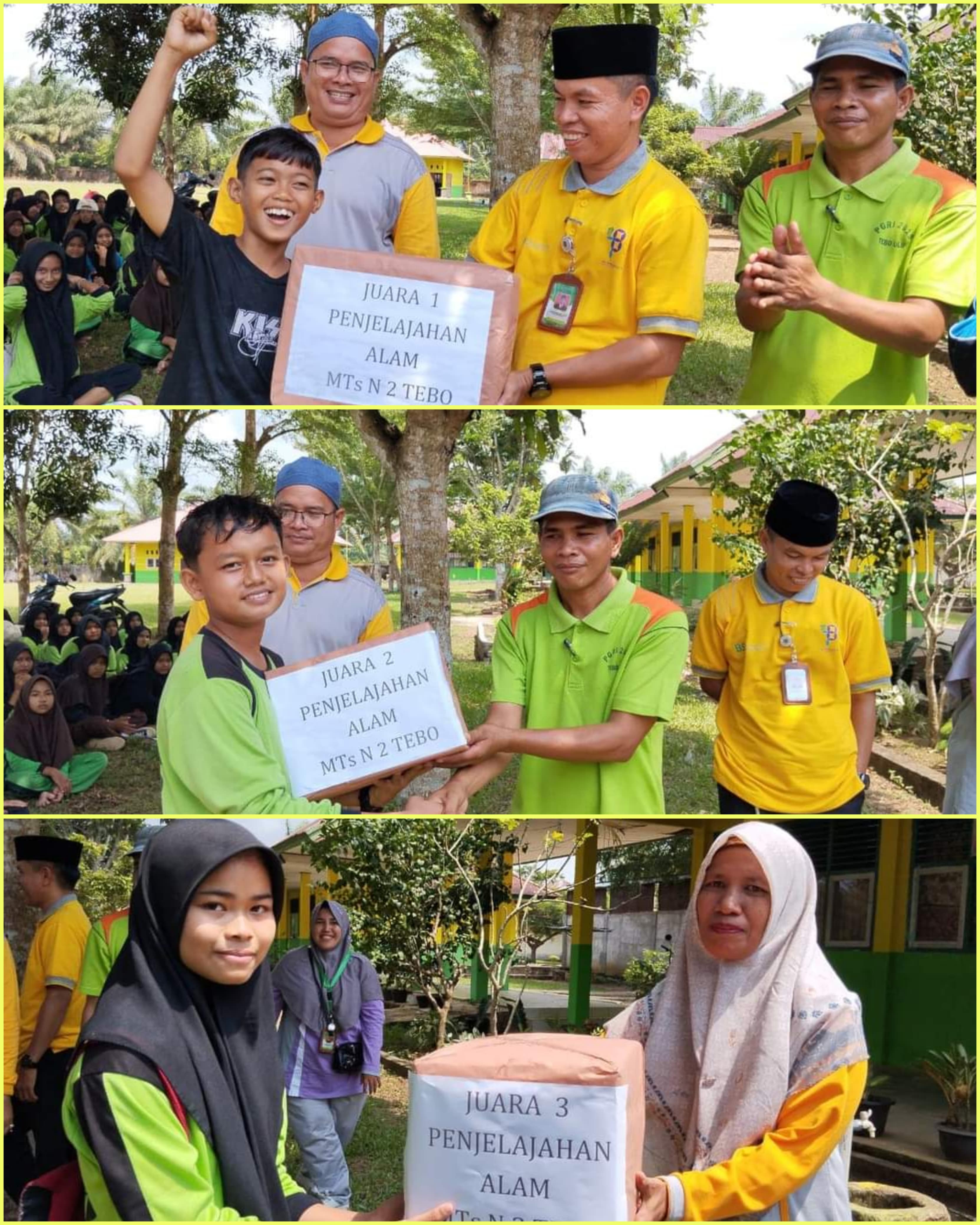 KEGIATAN JELAJAH ALAM DI MTSN 2 TEBO