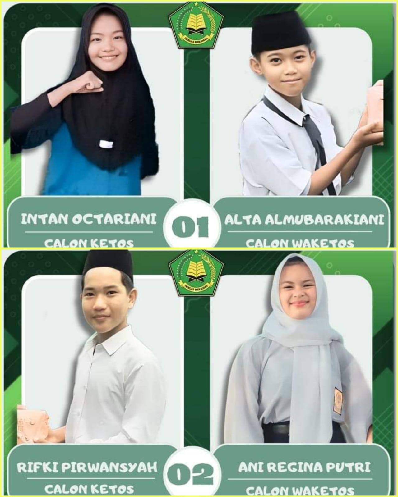 DEBAT KANDIDAT CALON KETUA OSIM DAN WAKIL KETUA OSIM MTSN 2 TEBO 