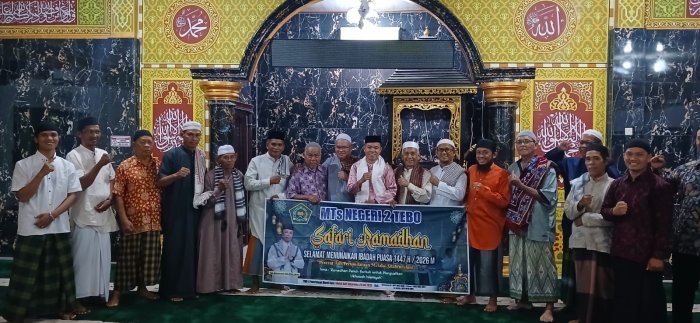MTs  Negeri 2 Tebo Kembali Gelar Safari Ramadhan ke Masjid Al Ittihadiyah Pulau Temiang
