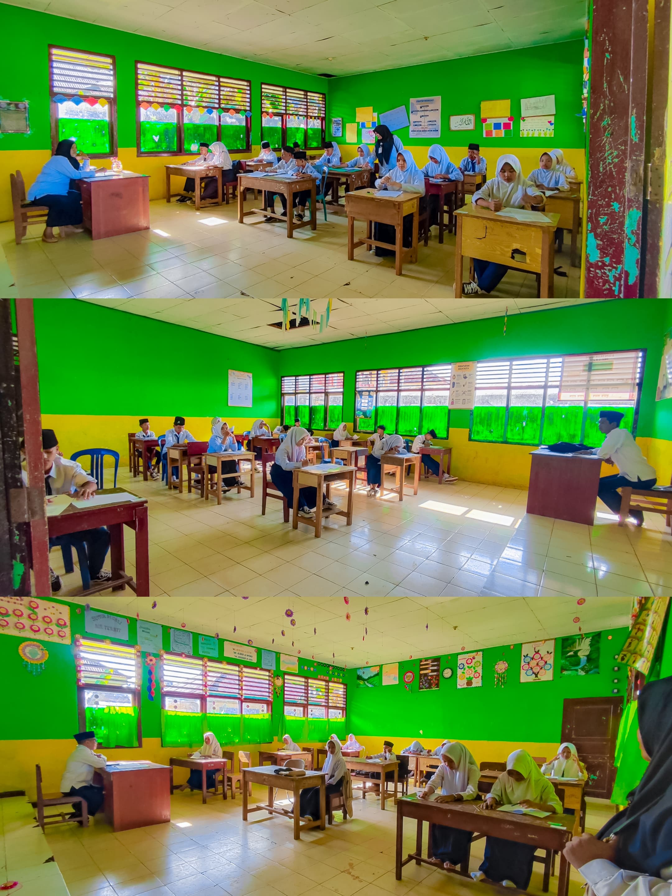 MTsN 2 Tebo Mulai Ujian Semester Genap: Hari Pertama Tanpa Kendala