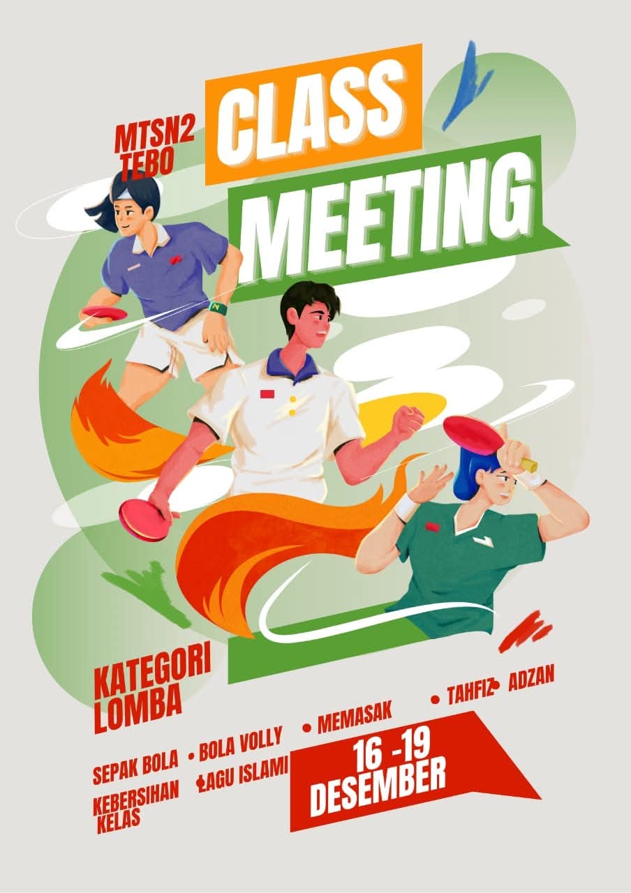 MTsN 2 TEBO GELAR PEMBUKAAN CLASS MEETING, SISWA SIAP BERLOMBA DENGAN SEMANGAT